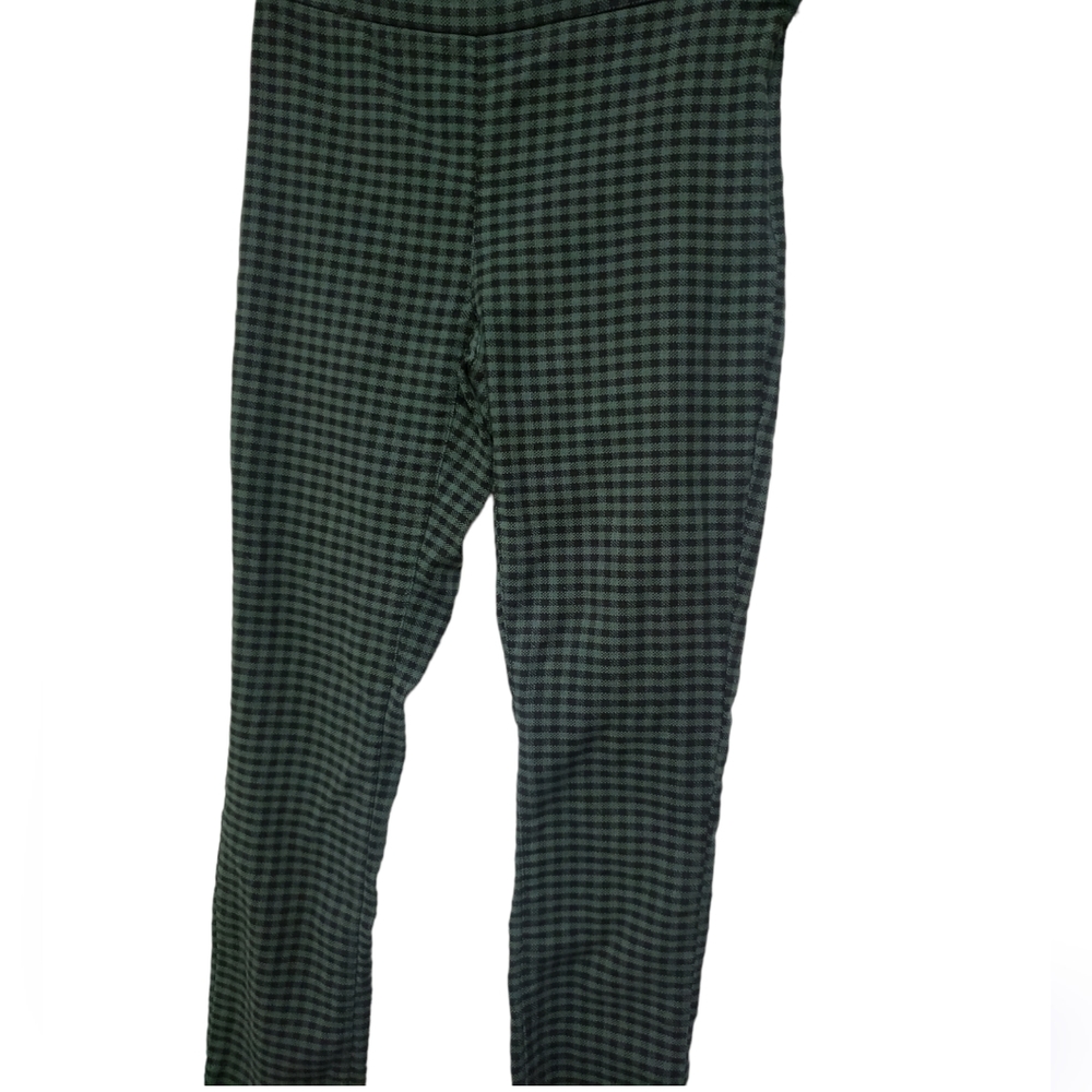 2/$20 Free People Green Plaid Pants size 4